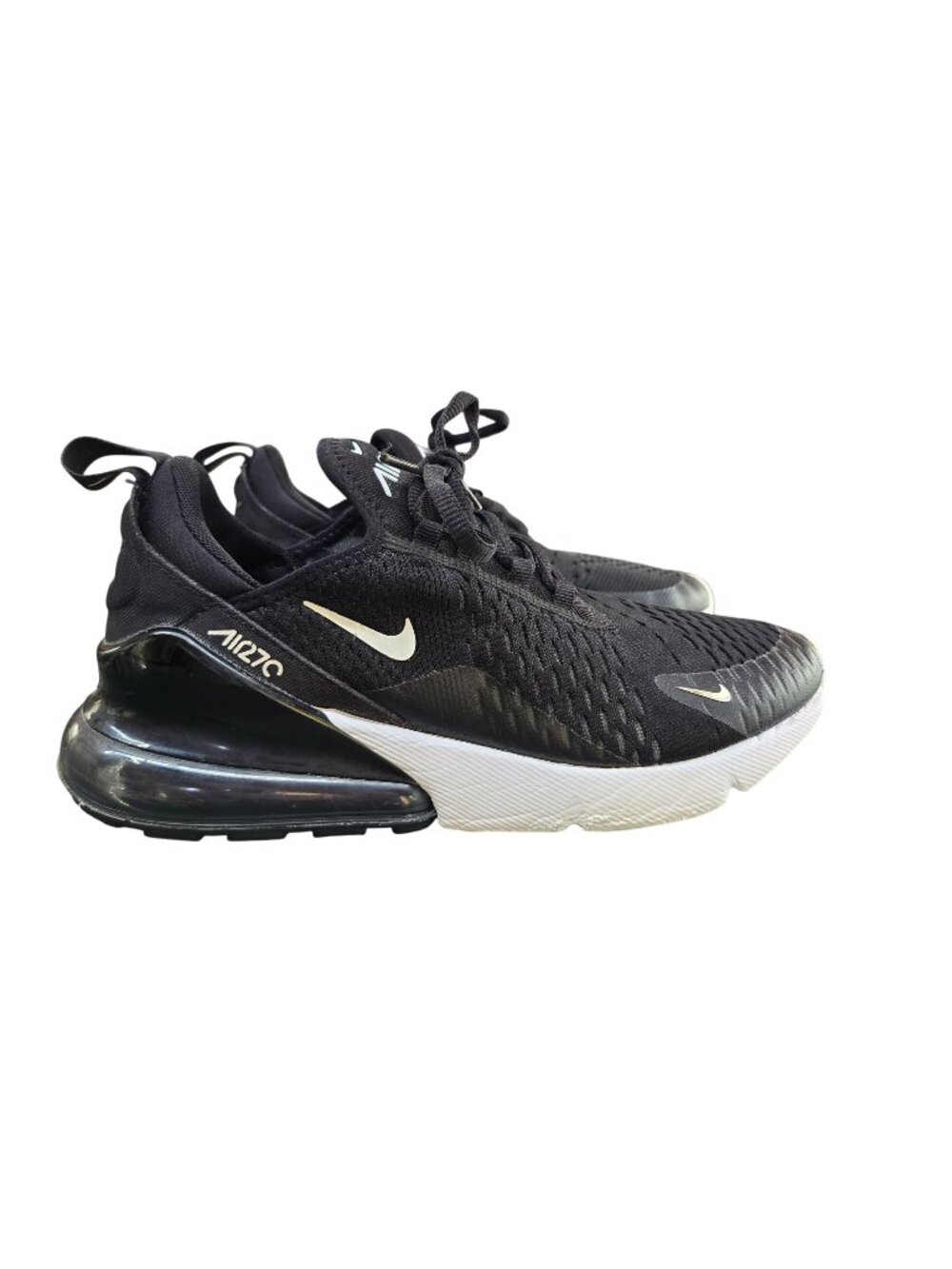 Nike Air Max 270 Black & White Sneakers Women’s Size 8.5 Lightweight Design With